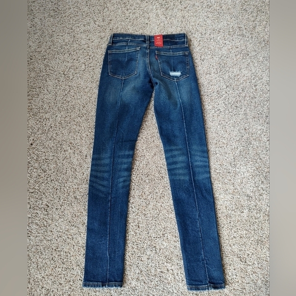 Levi's 711 skinny dark blue jeans 👖 - Picture 4 of 6